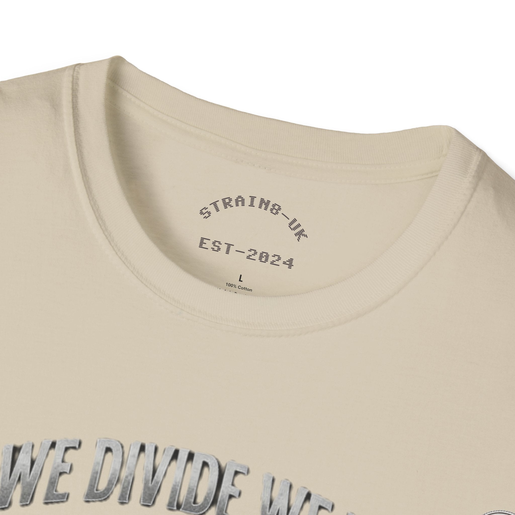 Strain8-UK If We Divide We Fall T-Shirt — Vintage Union Solidarity Graphic Tee