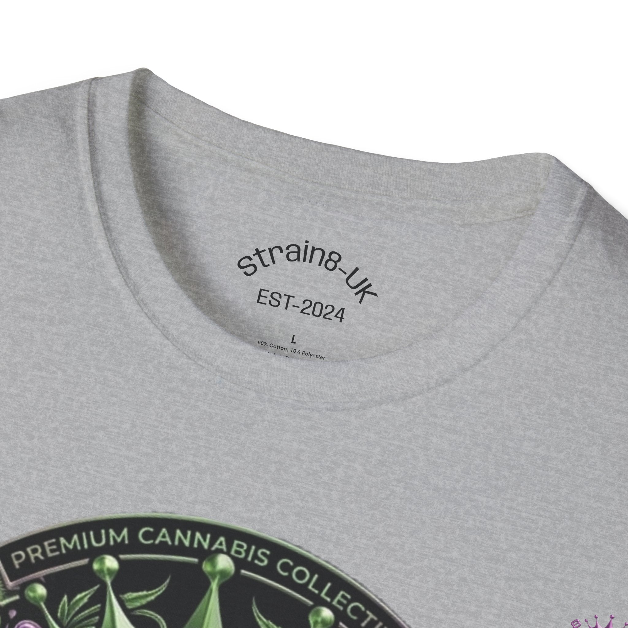 Strain8-UK Graffiti Cannabis/B-Boy Themed '8th Element' Graphic T-Shirt