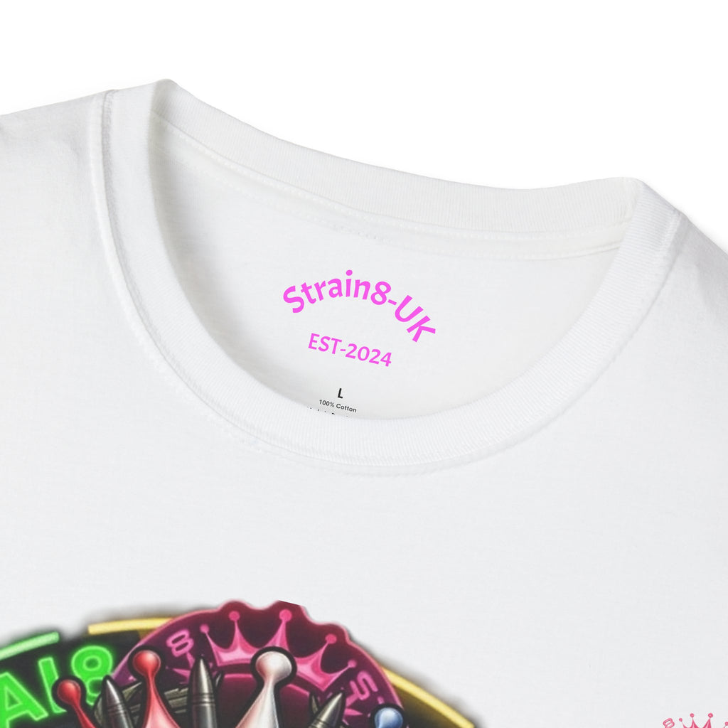 Strain8-UK Ted&Fred Special UK Logo T-Shirt — Cannabis Emblem Graphic Tee