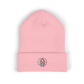 Embroidered Graffiti S8-UK Logo Cuffed Beanie — Cozy Knit Winter Hat