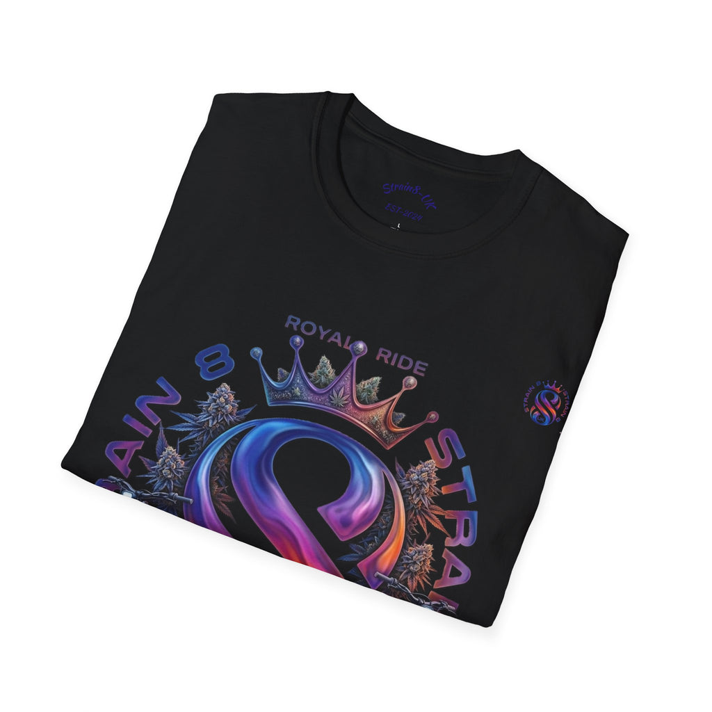 Royal Strain8-UK  Graphic T-Shirt — Bold Crowned "S8-UK" E-Bike Logo Tee