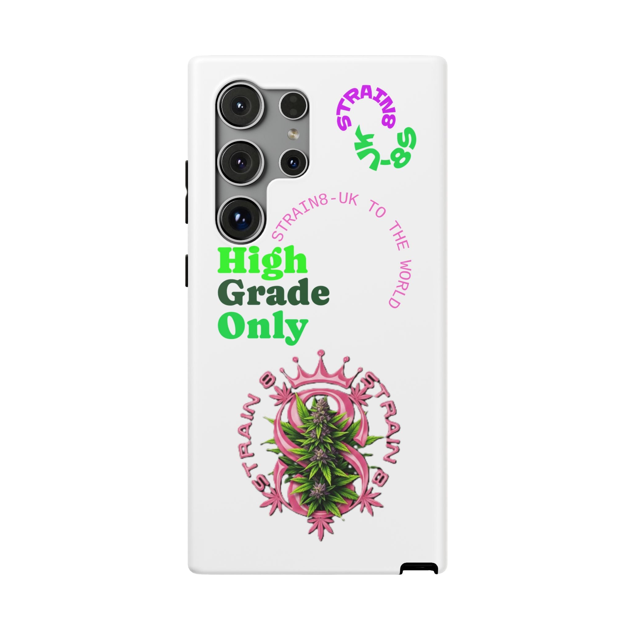 Impact-Resistant Phone Case —Strain8-UK  "High Grade Only"