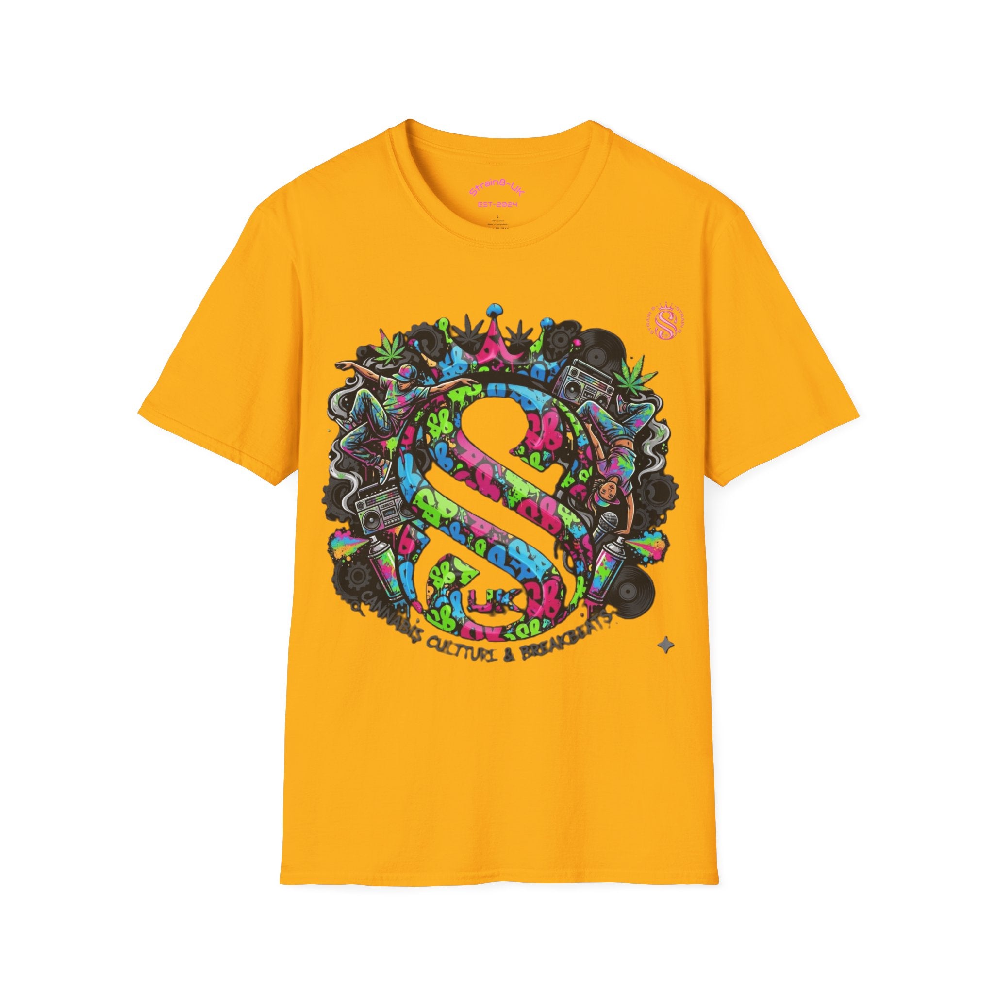 Ampersand Graphic Graffiti B-Boy T-Shirt — Colourful Street Art Design ("&" Culture)