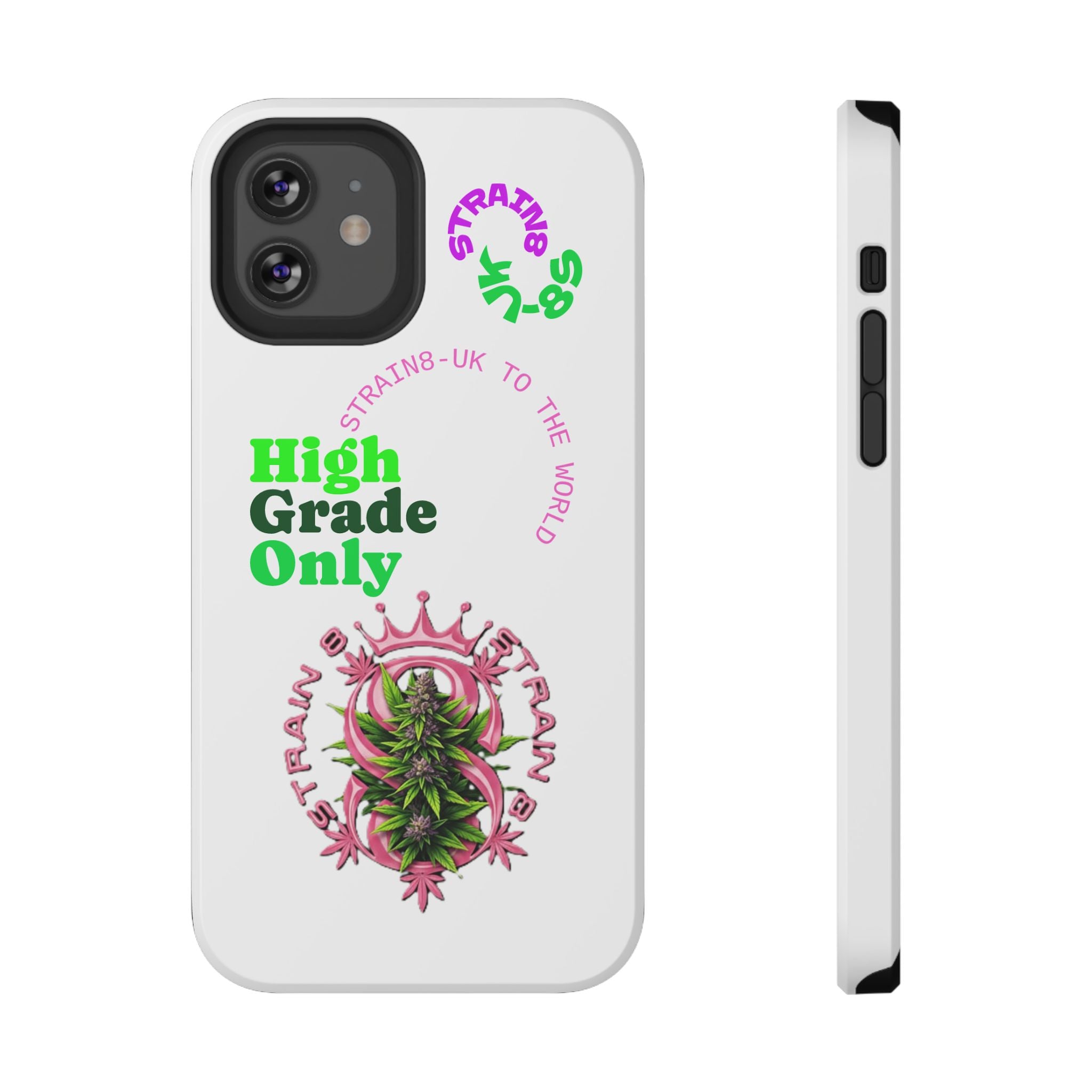 Impact-Resistant Phone Case —Strain8-UK  "High Grade Only"