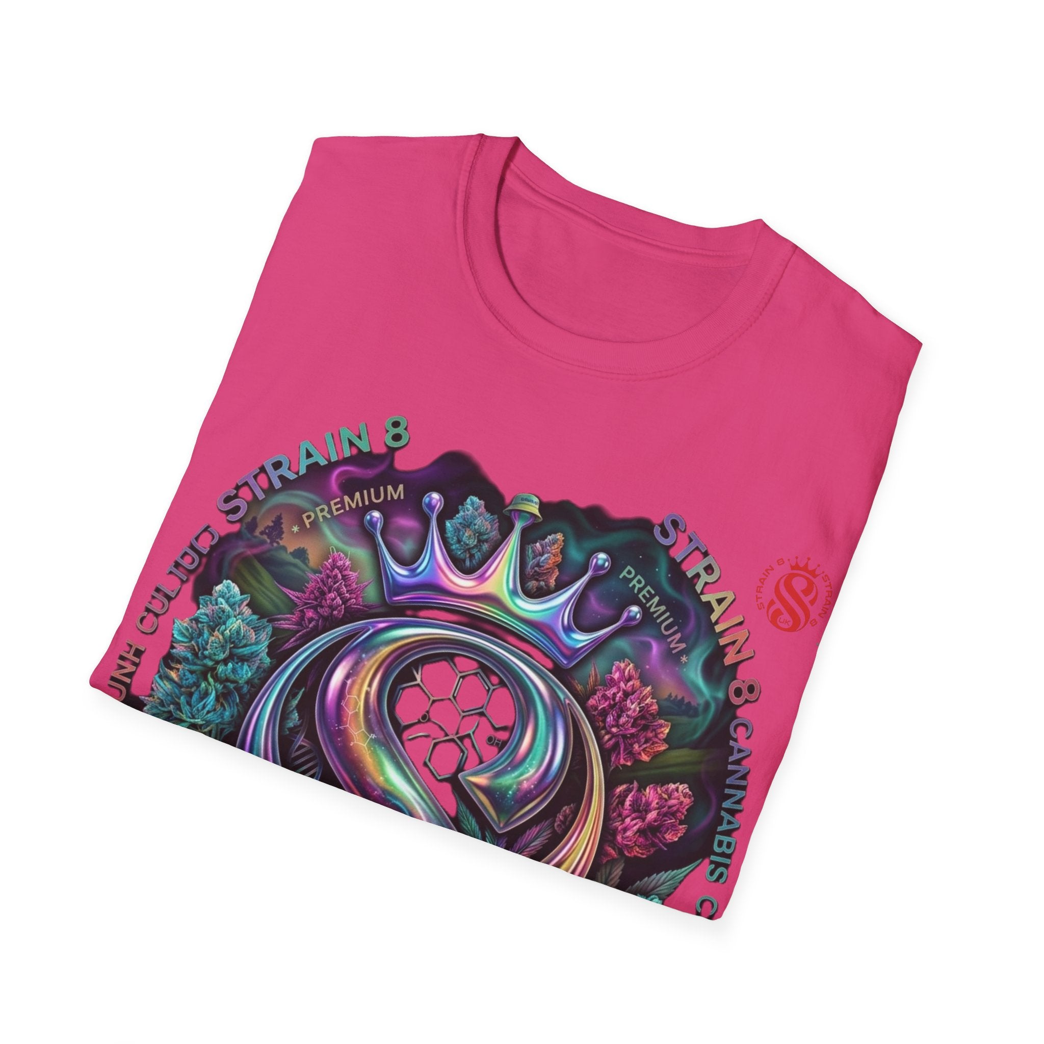Unisex Softstyle Strain8-UK T-Shirt With Original Logo