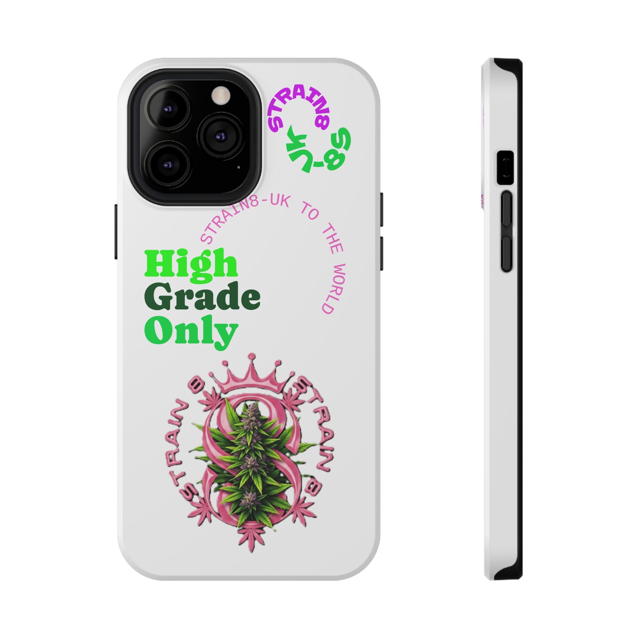 Impact-Resistant Phone Case —Strain8-UK  "High Grade Only"