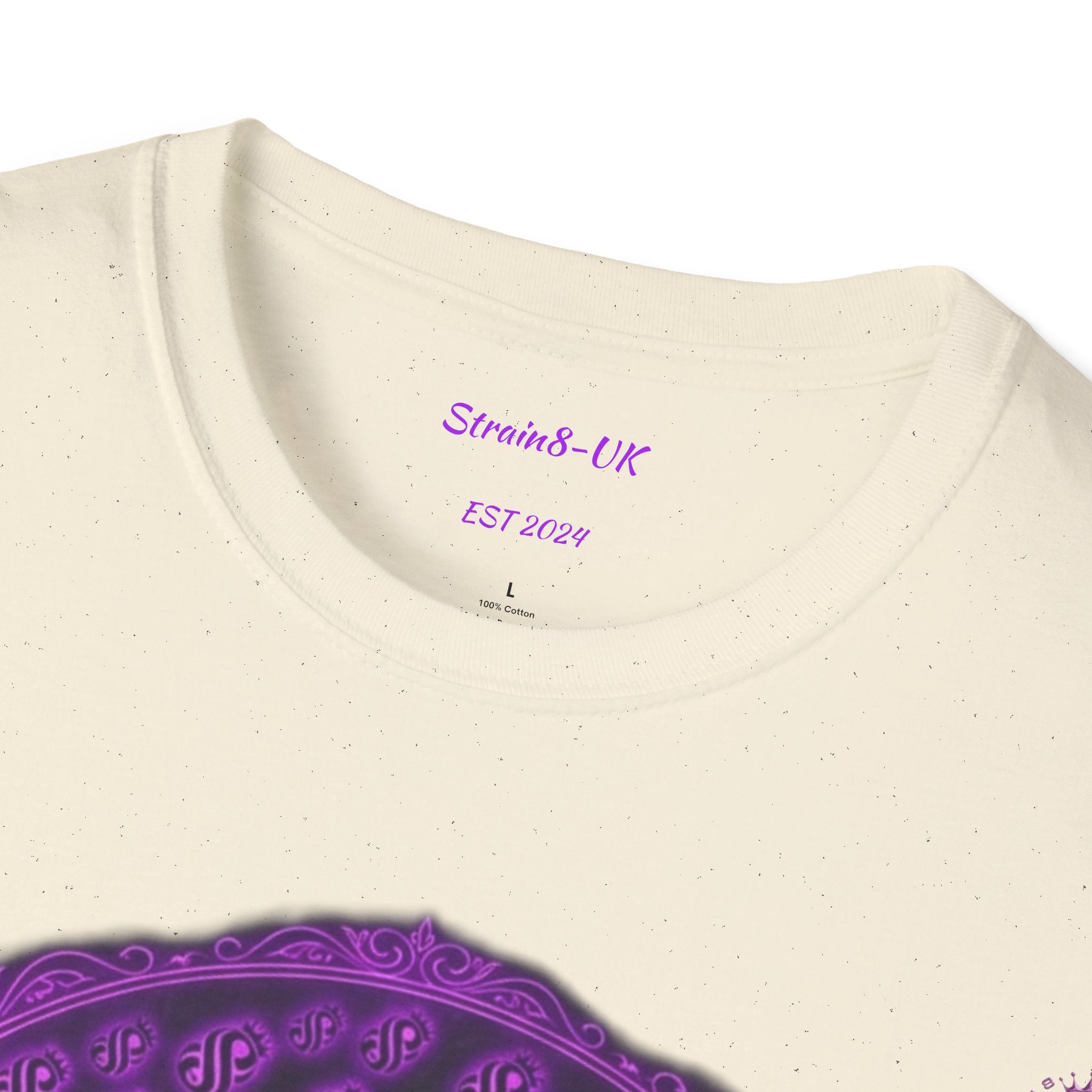 Reign Supreme Purple Medallion T-Shirt — Reign Supreme Est. 2024 Graphic Tee