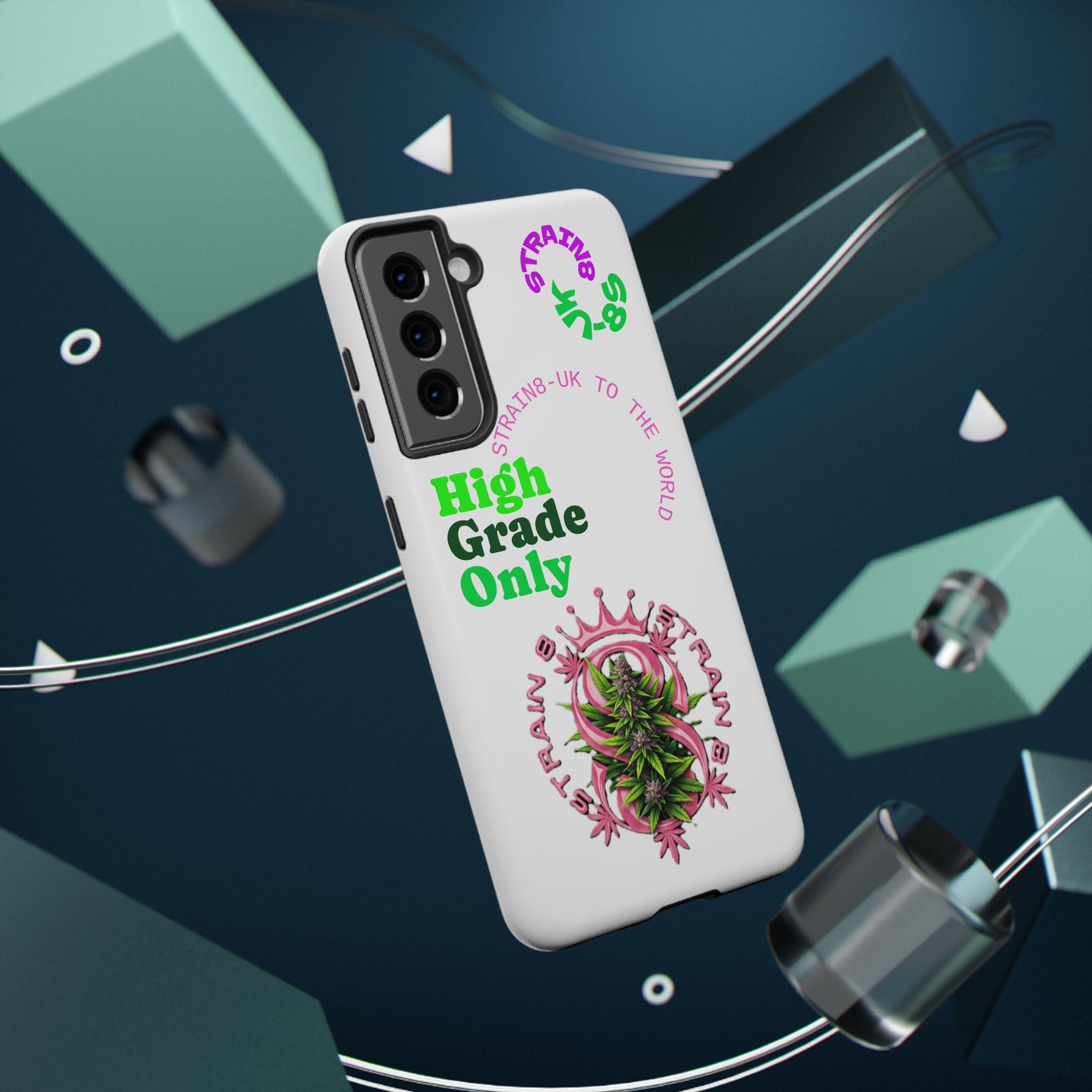 Impact-Resistant Phone Case —Strain8-UK  "High Grade Only"