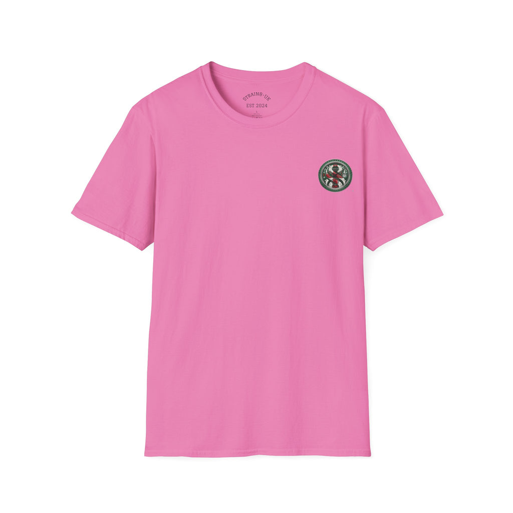 Strain8-UK Watch Face Design T‑Shirt — Nautical Travel Vibes In Emerald Green