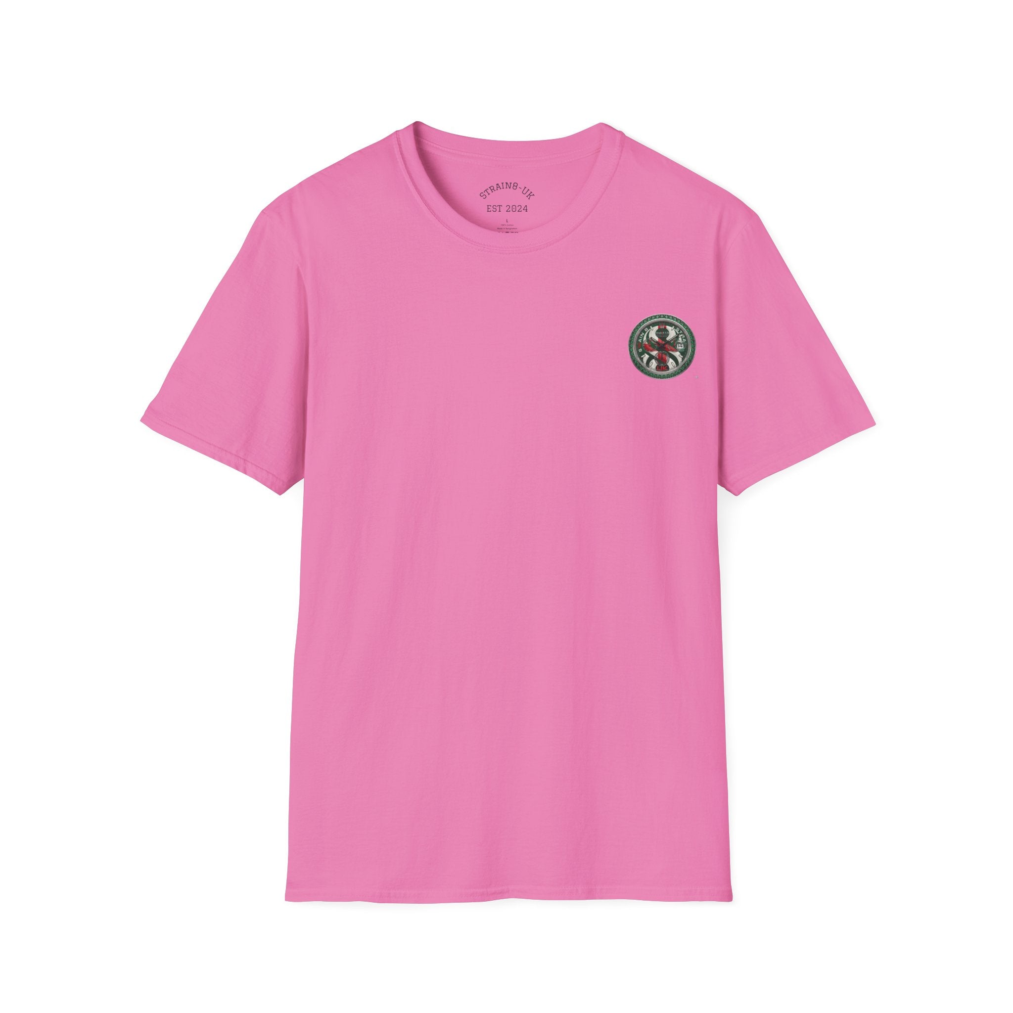 Strain8-UK Watch Face Design T‑Shirt — Nautical Travel Vibes In Emerald Green