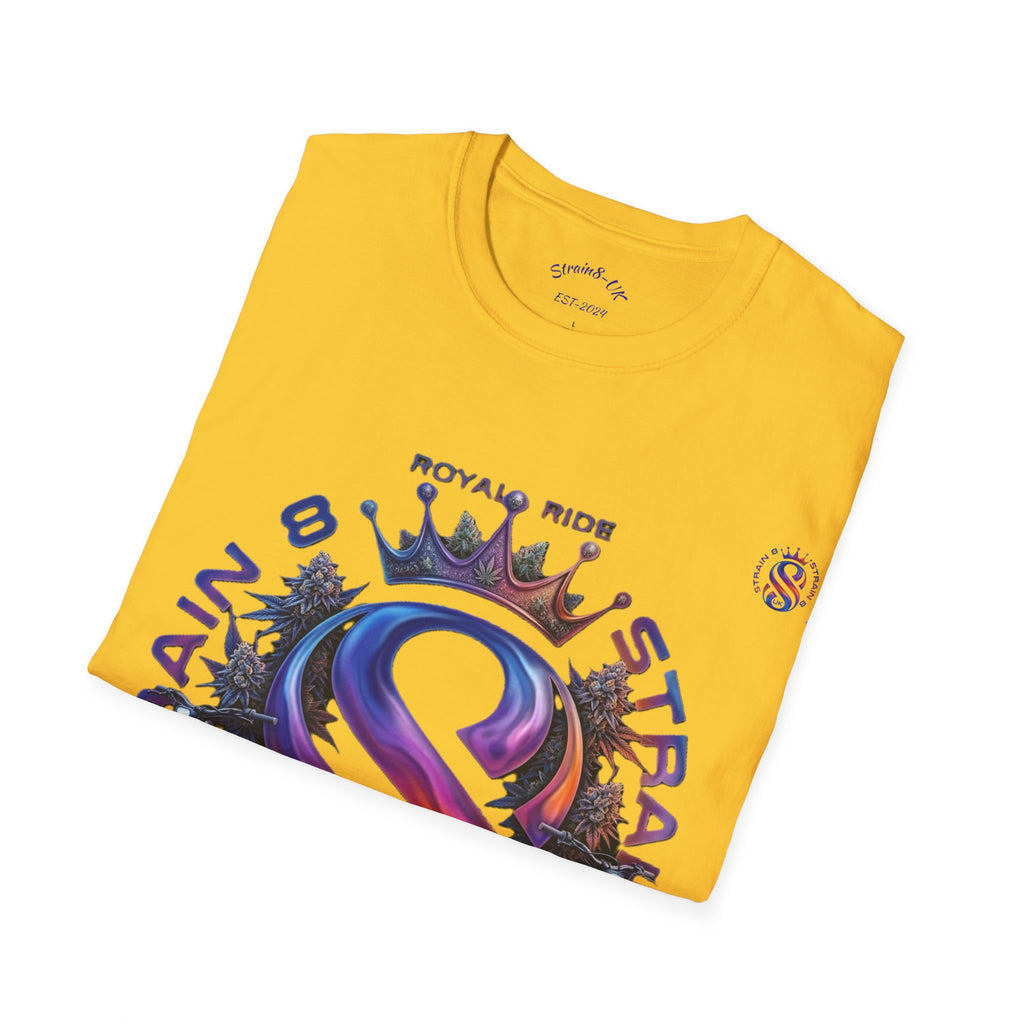 Royal Strain8-UK  Graphic T-Shirt — Bold Crowned "S8-UK" E-Bike Logo Tee