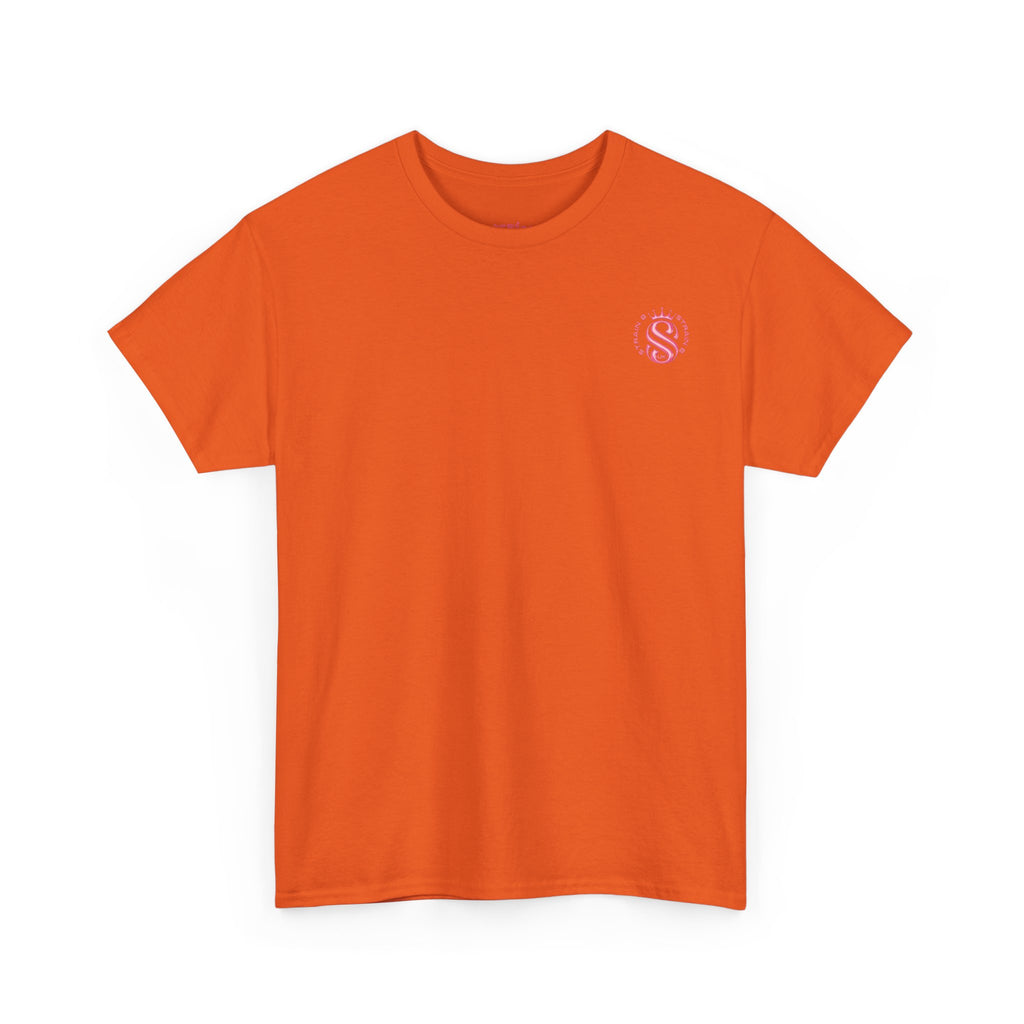 Strain8 Dreams Tee — Bold Pink Logo Graphic T-Shirt