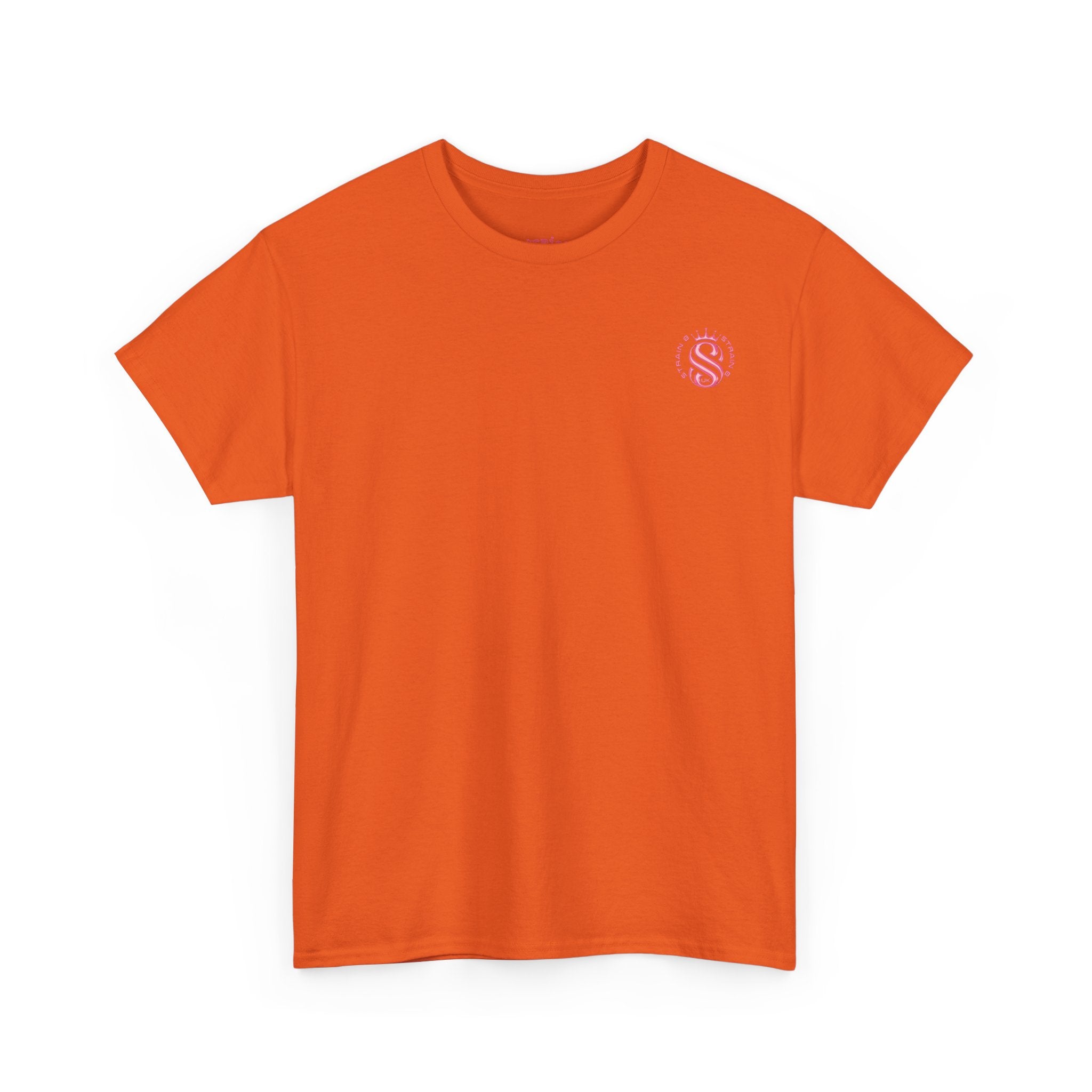 Strain8 Dreams Tee — Bold Pink Logo Graphic T-Shirt