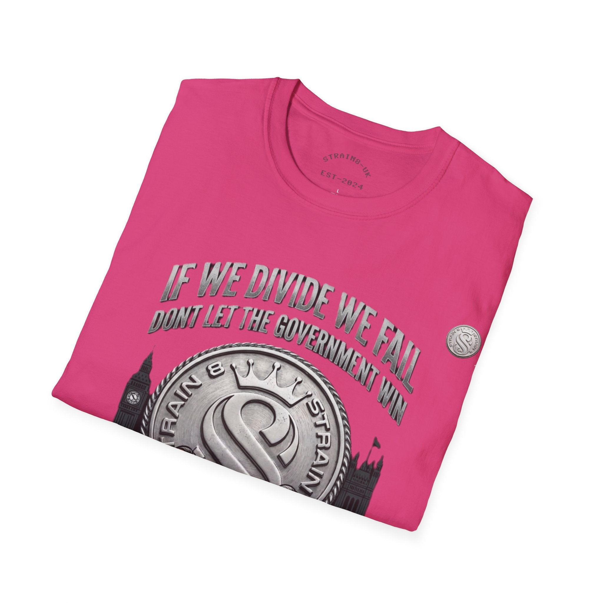 Strain8-UK If We Divide We Fall T-Shirt — Vintage Union Solidarity Graphic Tee