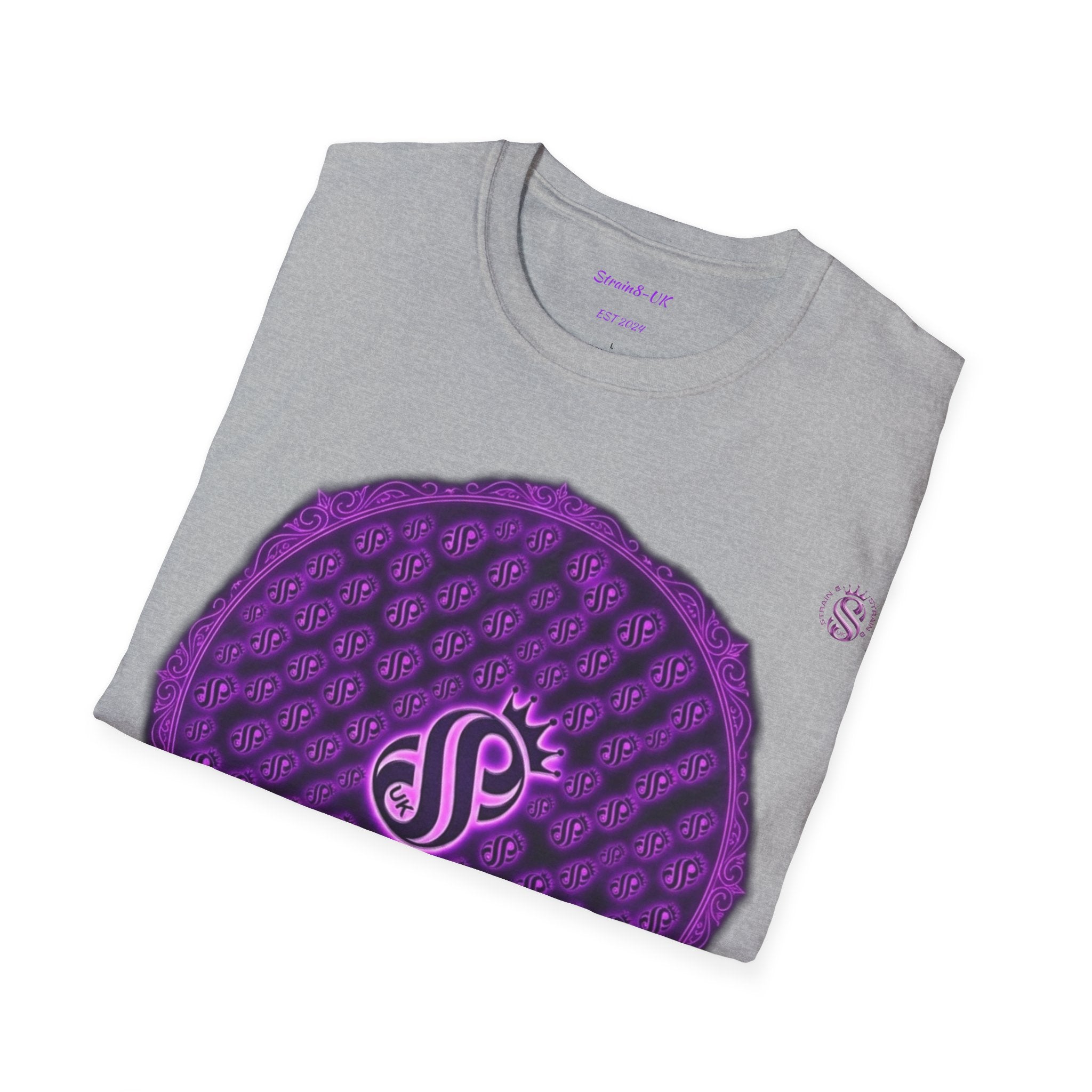 Reign Supreme Purple Medallion T-Shirt — Reign Supreme Est. 2024 Graphic Tee