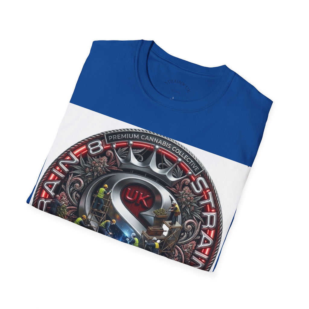 Strain8-UK  Audio Speaker Logo build Graphic T-Shirt