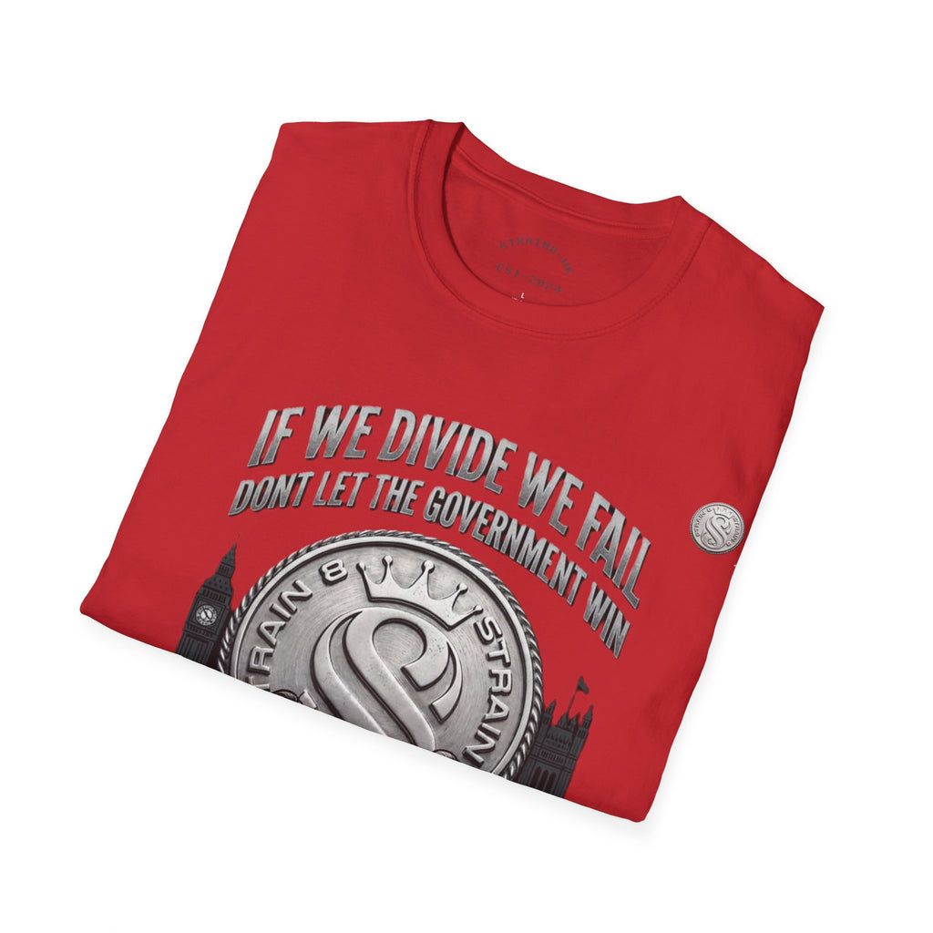 Strain8-UK If We Divide We Fall T-Shirt — Vintage Union Solidarity Graphic Tee
