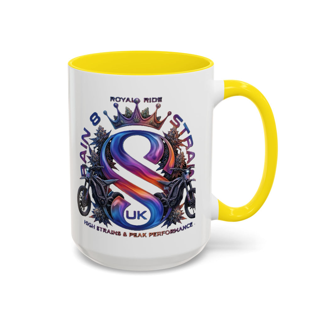 Royal Ride Strain8-UK Accent Coffee Mug – E-Bike Logo 11/15oz