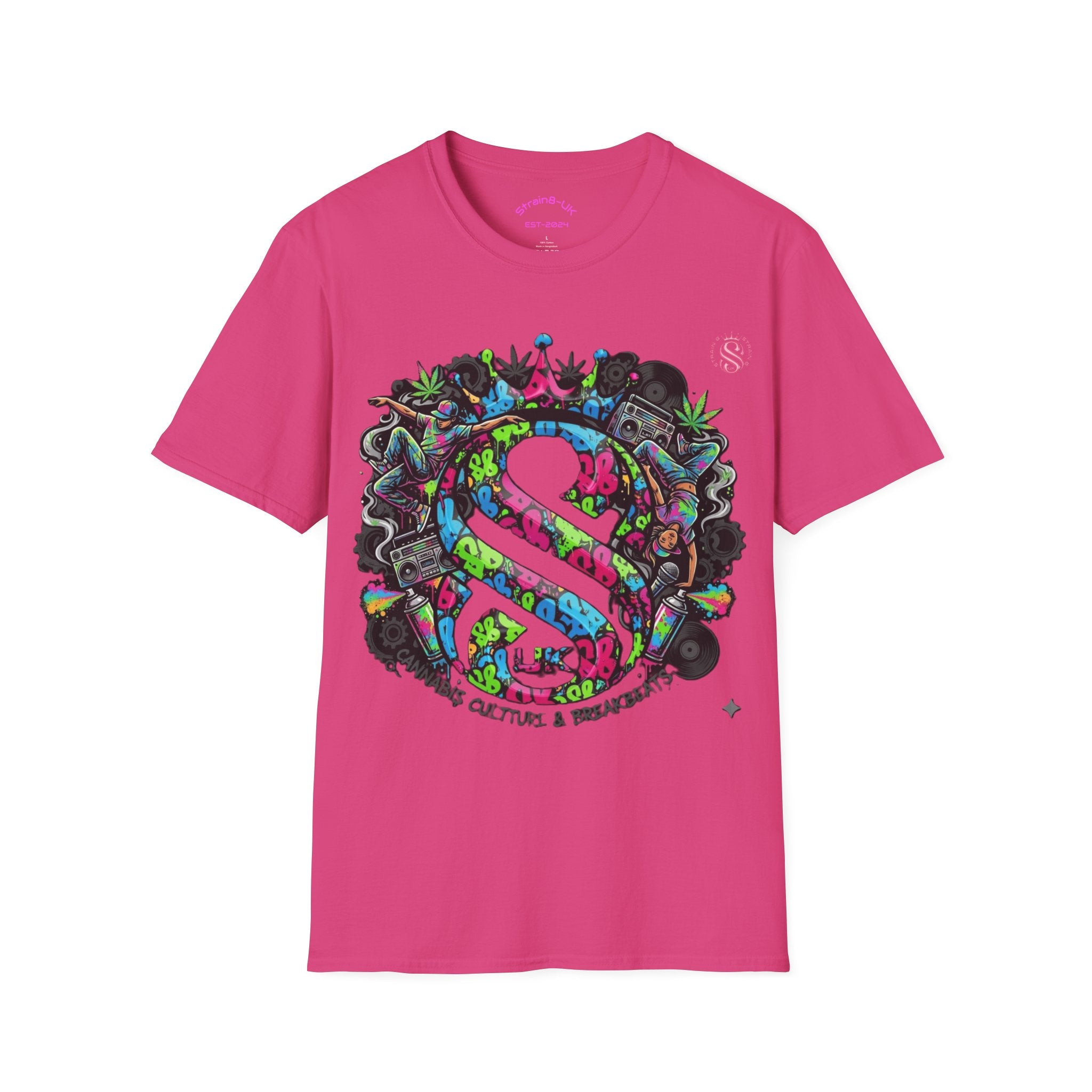 Ampersand Graphic Graffiti B-Boy T-Shirt — Colourful Street Art Design ("&" Culture)