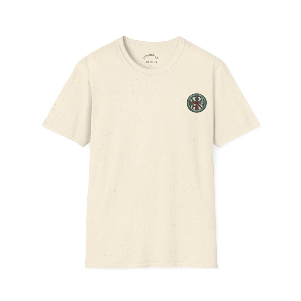 Strain8-UK Watch Face Design T‑Shirt — Nautical Travel Vibes In Emerald Green
