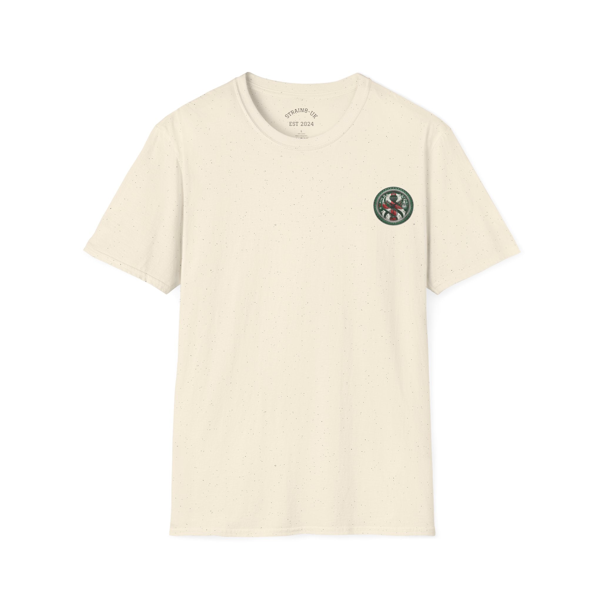 Strain8-UK Watch Face Design T‑Shirt — Nautical Travel Vibes In Emerald Green