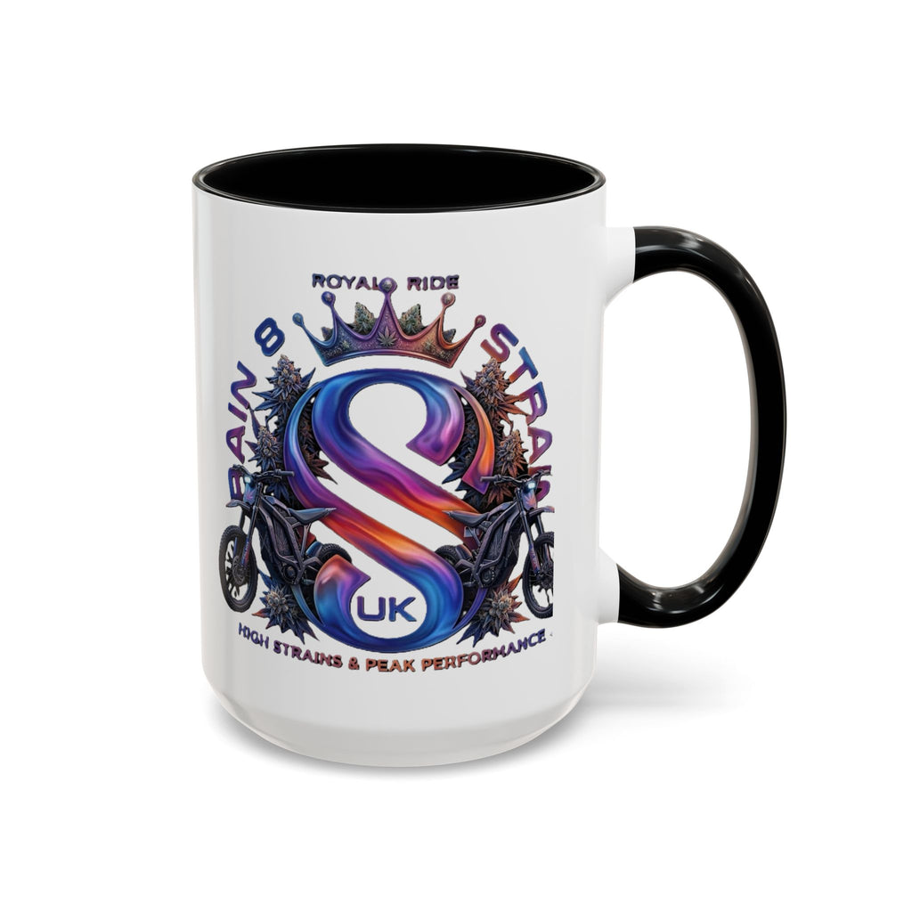 Royal Ride Strain8-UK Accent Coffee Mug – E-Bike Logo 11/15oz