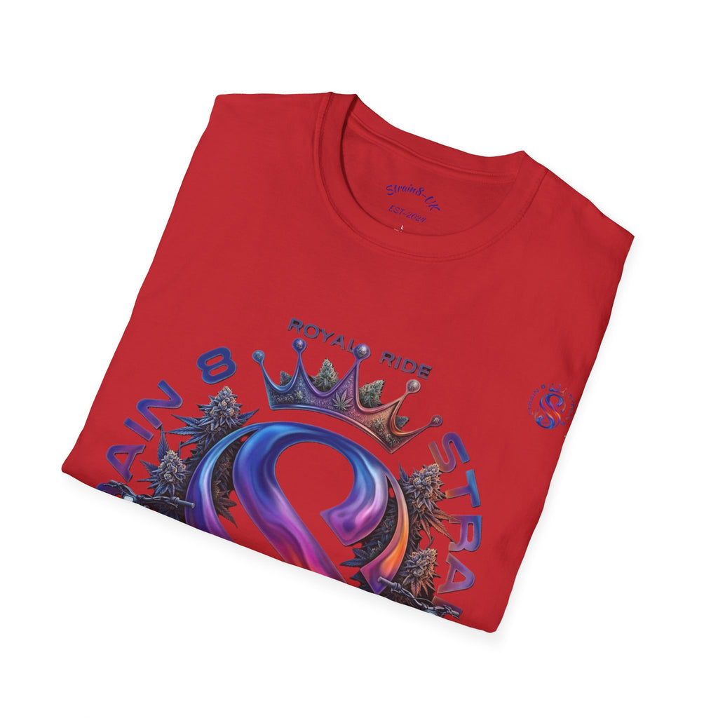 Royal Strain8-UK  Graphic T-Shirt — Bold Crowned "S8-UK" E-Bike Logo Tee