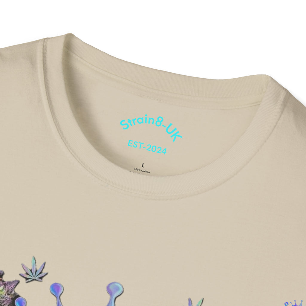 Ampersand S8-UK Logo Crown Graphic T-Shirt — Indica/Sativa S8-UK Streetwear Tee