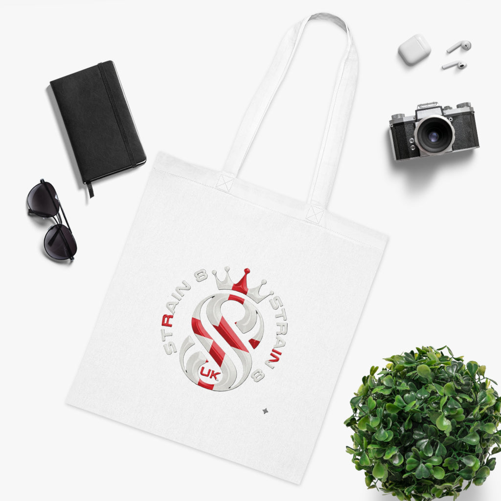 Strain8 Dreams Cotton Tote — S8-UK Logo Eco Bag