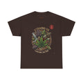 Strain8-UK Cannabis Culture T-Shirt — "Strain8-UK" Vintage Marijuana Leaf Graphic Tee