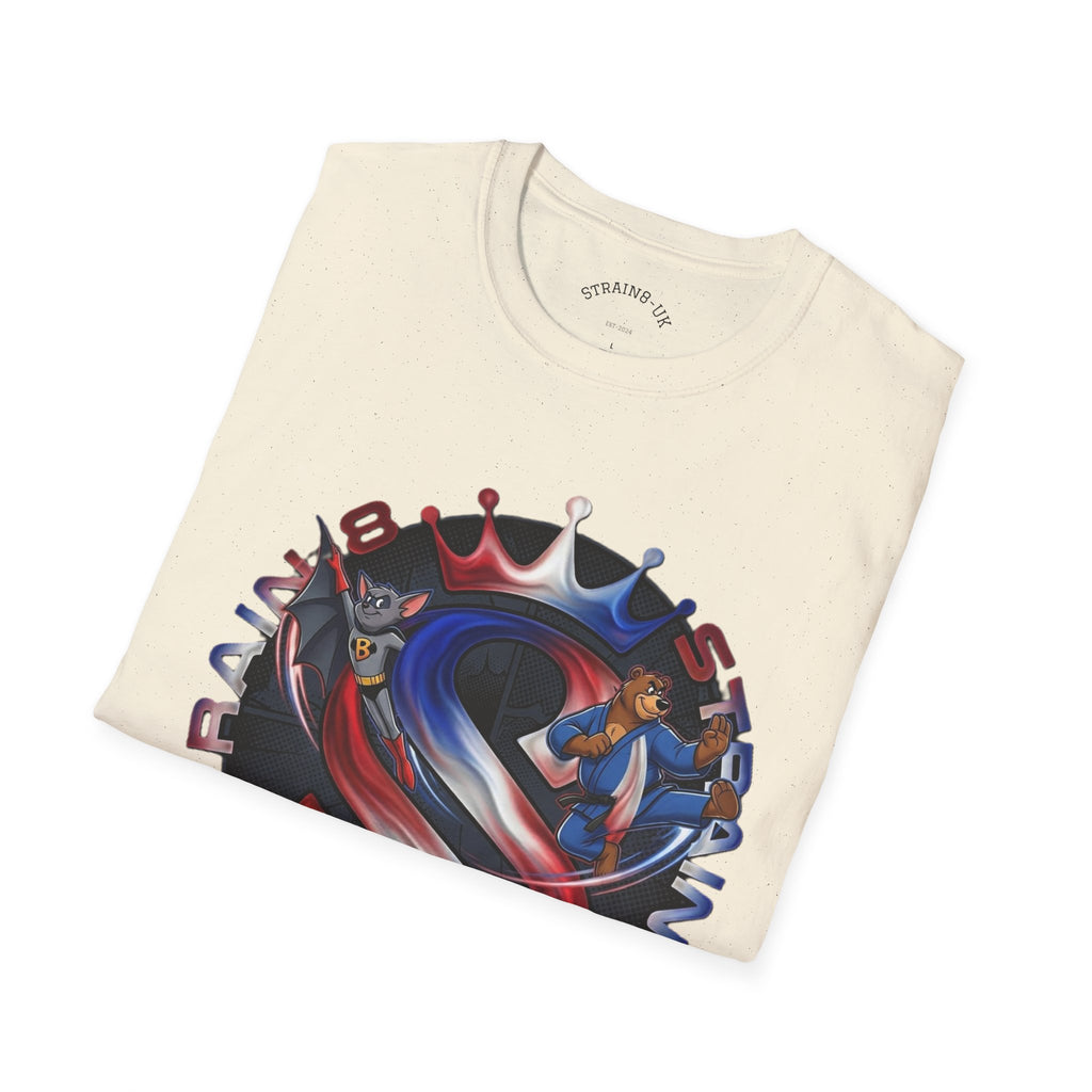 Strongest in the UK T-Shirt — Union Flag Crown Graphic Strain8-UK Tee