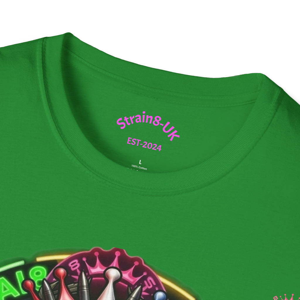 Strain8-UK Ted&Fred Special UK Logo T-Shirt — Cannabis Emblem Graphic Tee