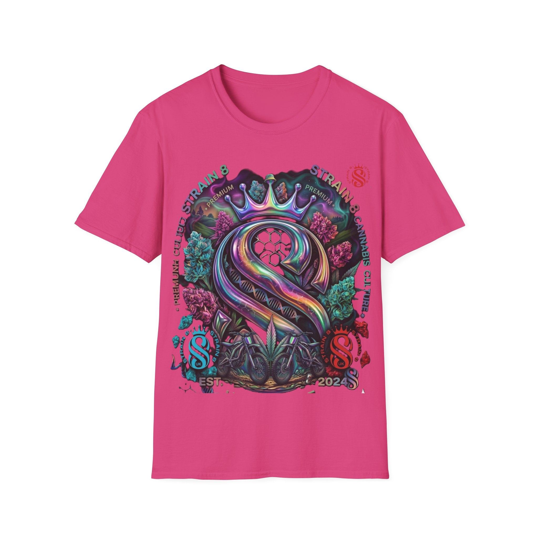 Unisex Softstyle Strain8-UK T-Shirt With Original Logo