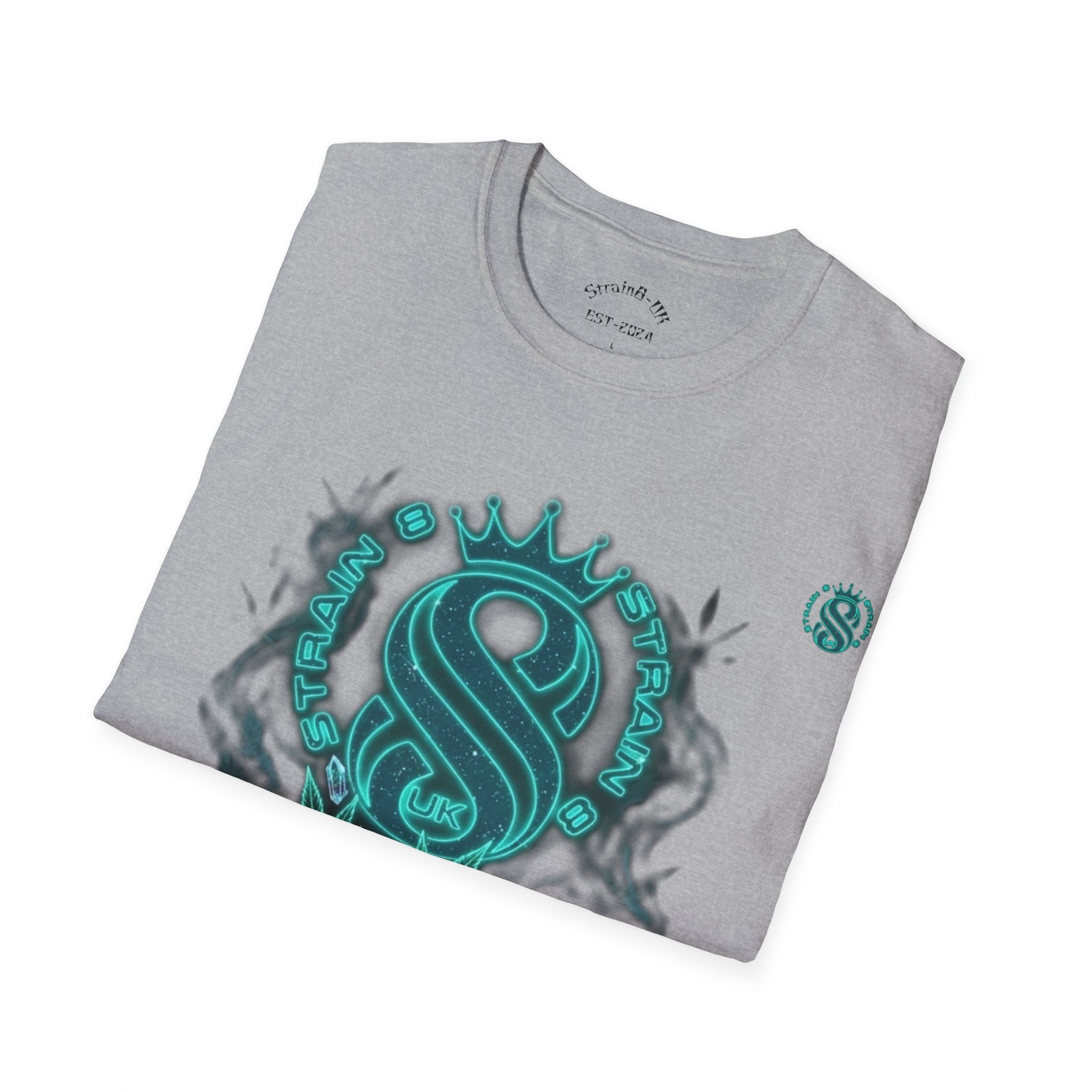 Graffiti RATIE, S8-UK Logo Crew T-Shirt — Teal S8-UK, Graffiti  Street Art Tee