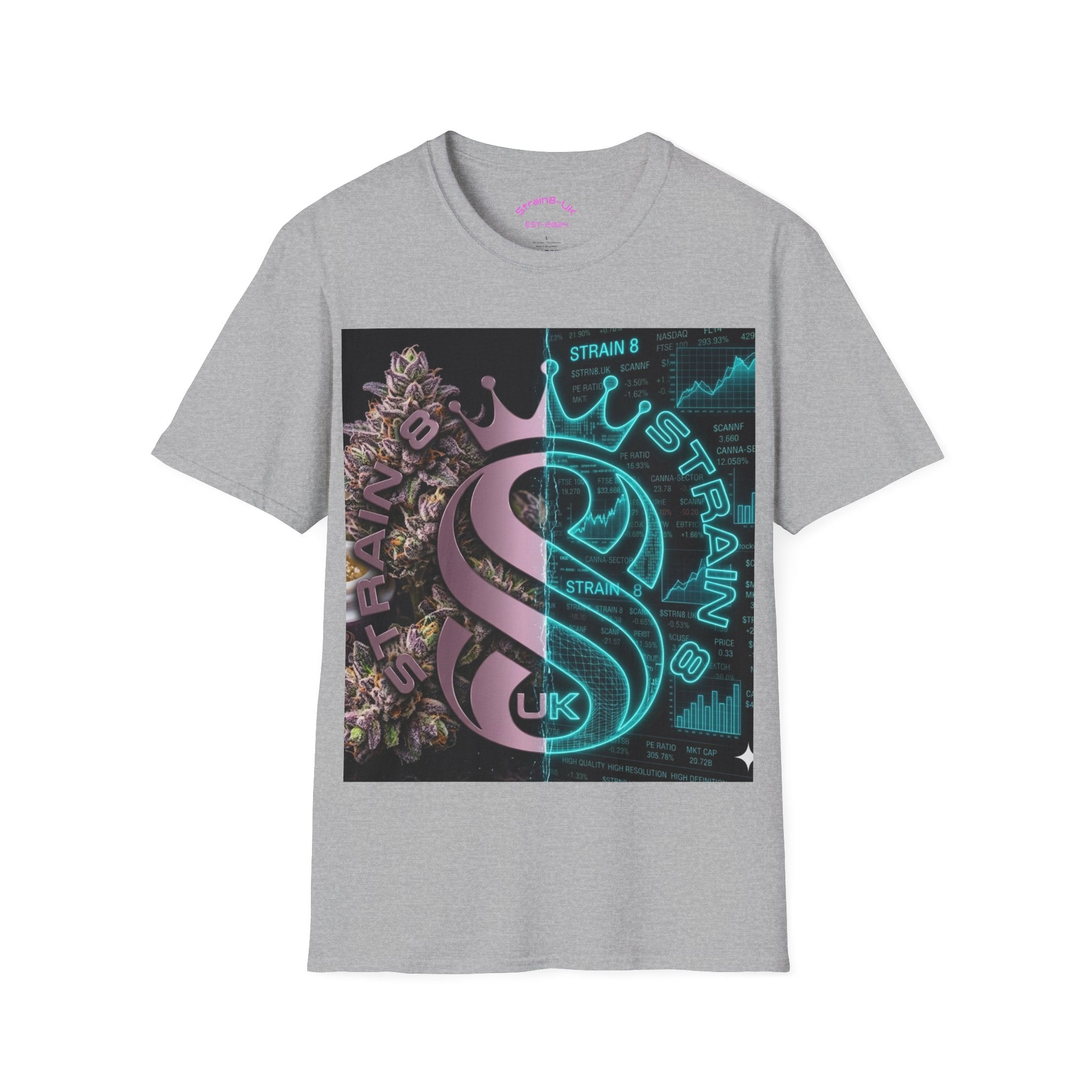 Unisex Strain8-UK Half X-RAY Style Softstyle T-Shirt