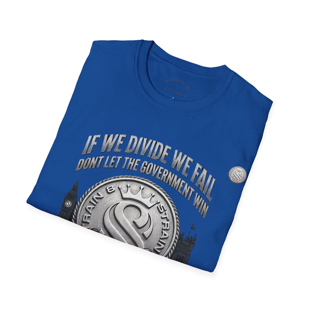 Strain8-UK If We Divide We Fall T-Shirt — Vintage Union Solidarity Graphic Tee