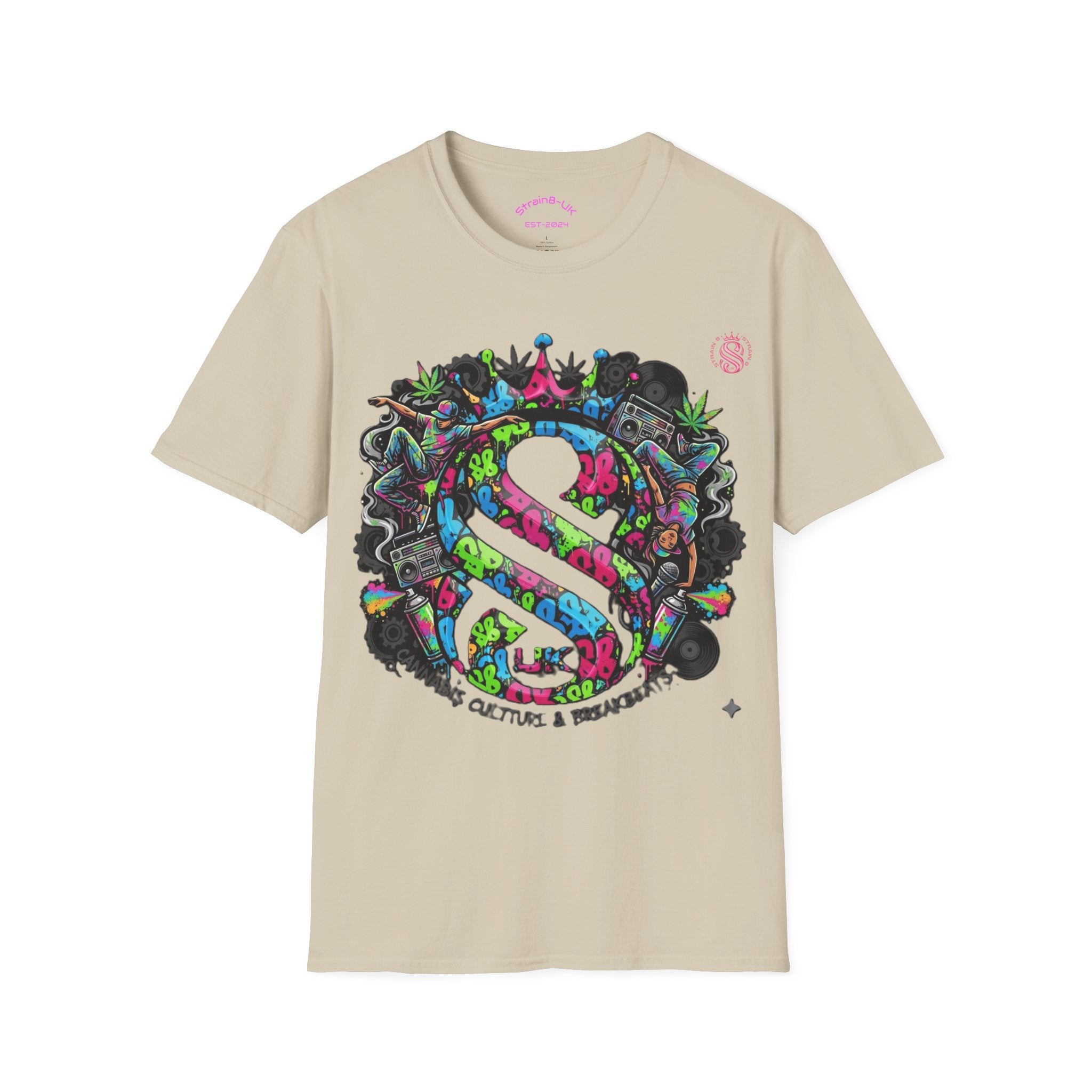 Ampersand Graphic Graffiti B-Boy T-Shirt — Colourful Street Art Design ("&" Culture)