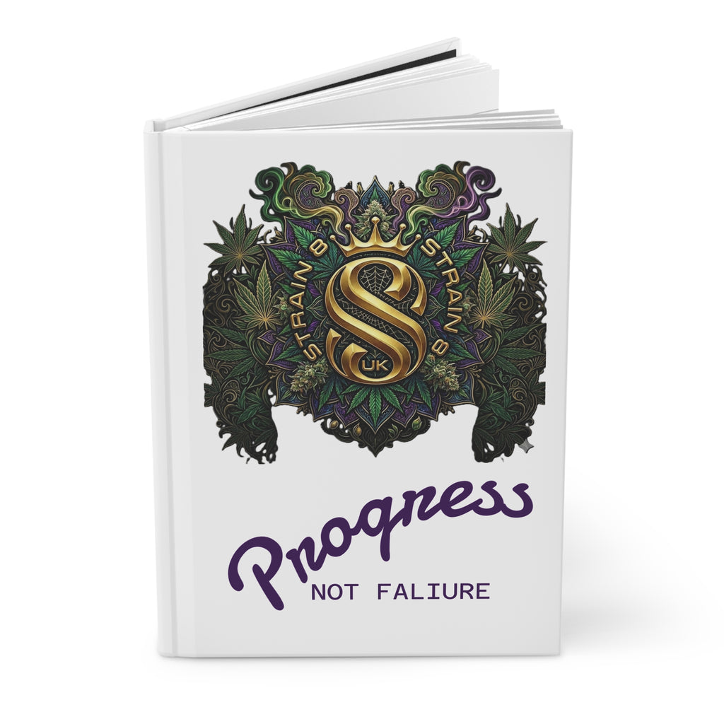 Hardcover Journal — 'Strain8' Progress & Strain8 Dreams Matte Notebook