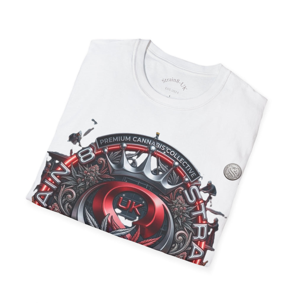 Strain8-UK Under construction T-Shirt — S8-UK in design Crest Design