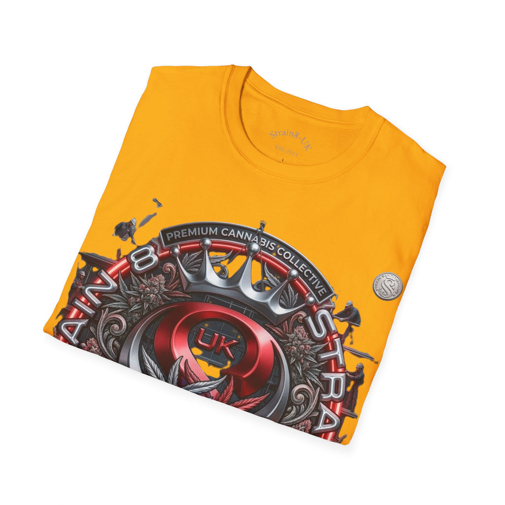 Strain8-UK Under construction T-Shirt — S8-UK in design Crest Design