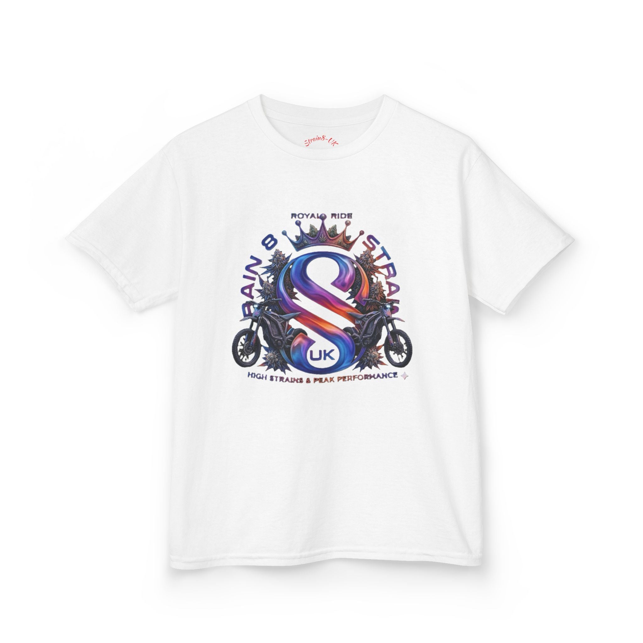 Kids E-Bike Team S8-UK Tee — E-Bike Motorcycle Graphic