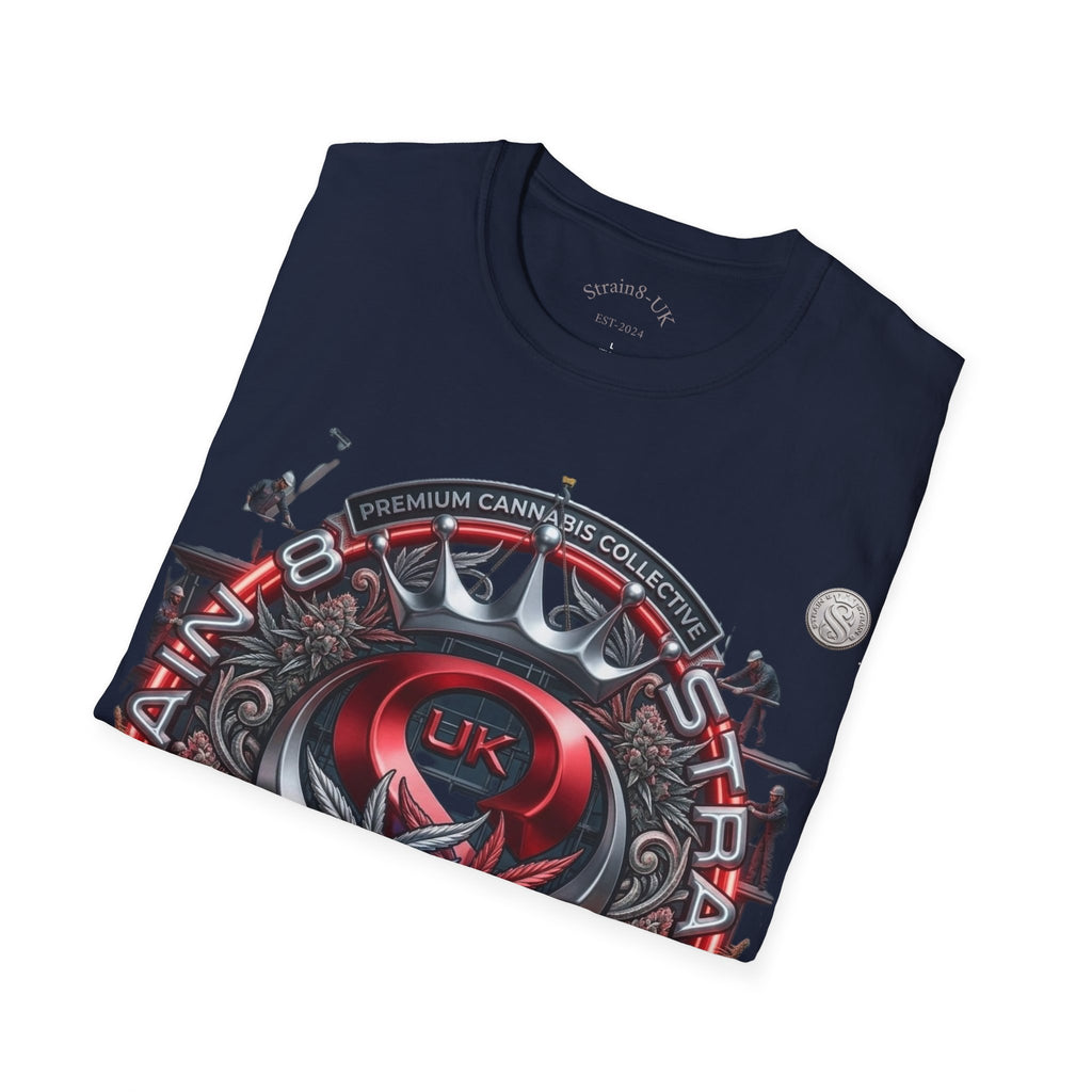 Strain8-UK Under construction T-Shirt — S8-UK in design Crest Design