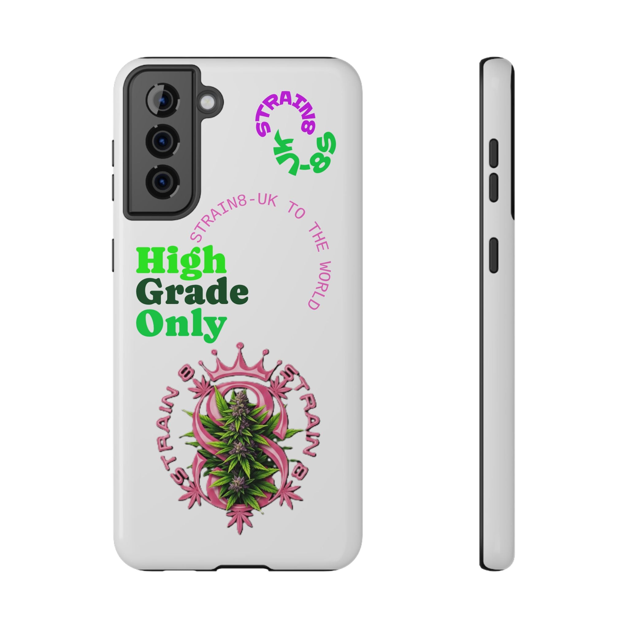 Impact-Resistant Phone Case —Strain8-UK  "High Grade Only"
