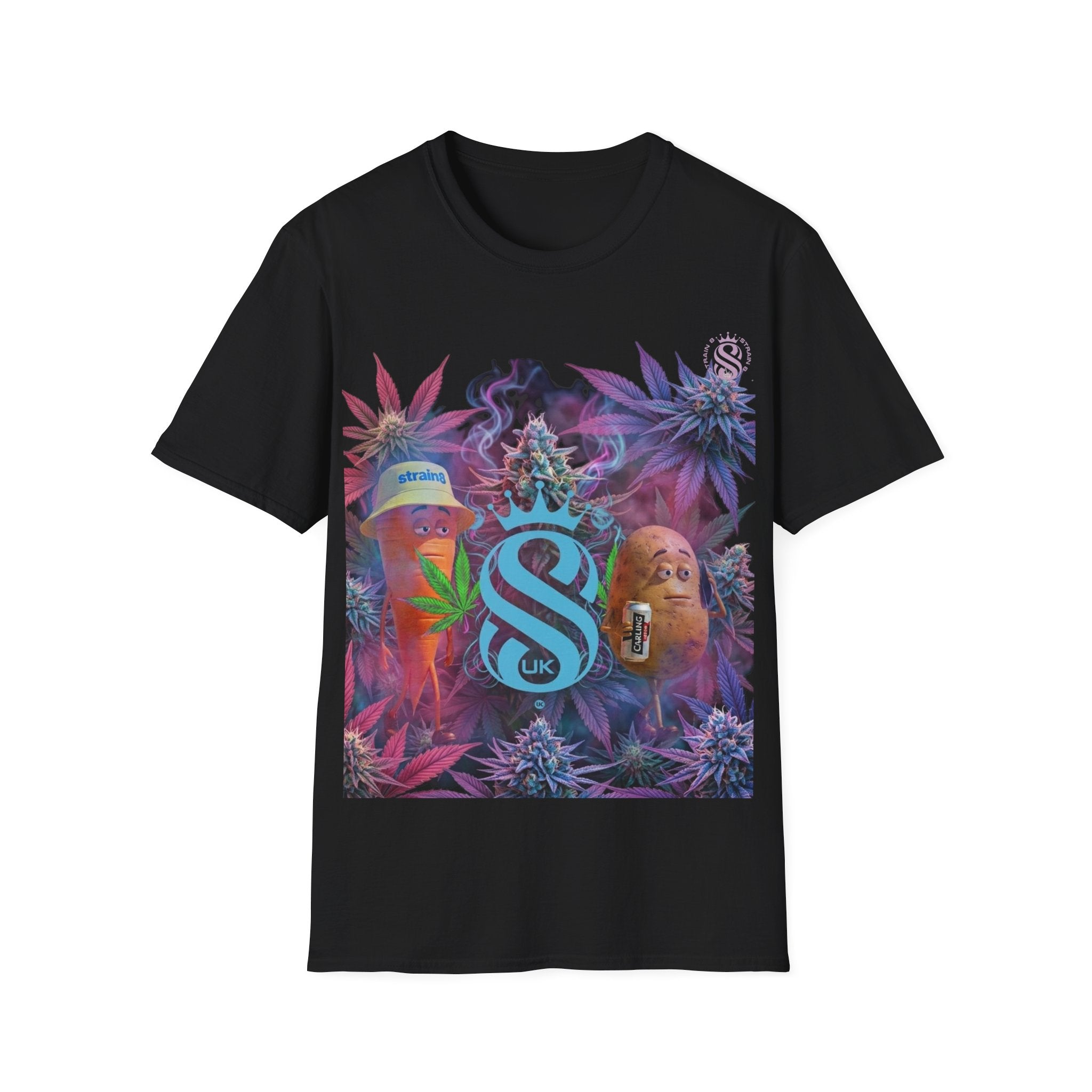 Psychedelic Ted&Fred Cannabis Collage Style TShirt