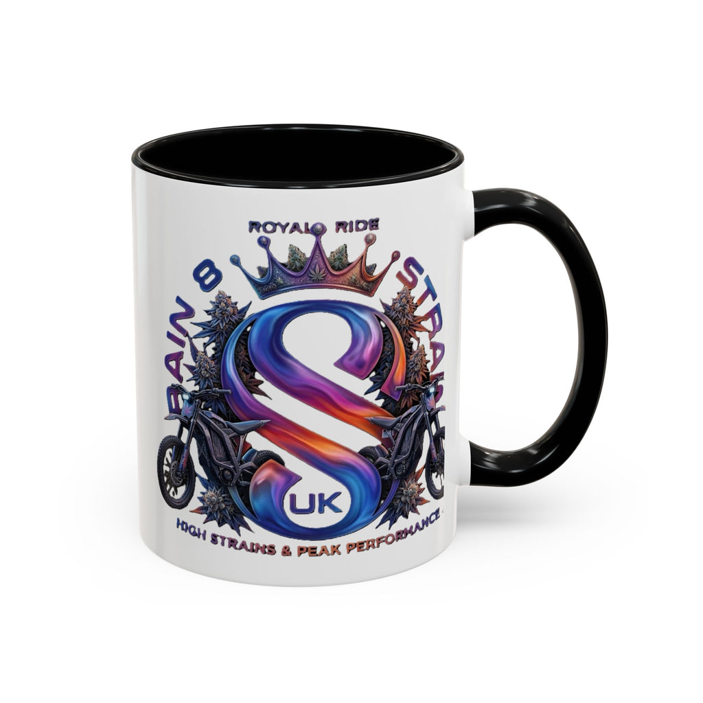 Royal Ride Strain8-UK Accent Coffee Mug – E-Bike Logo 11/15oz