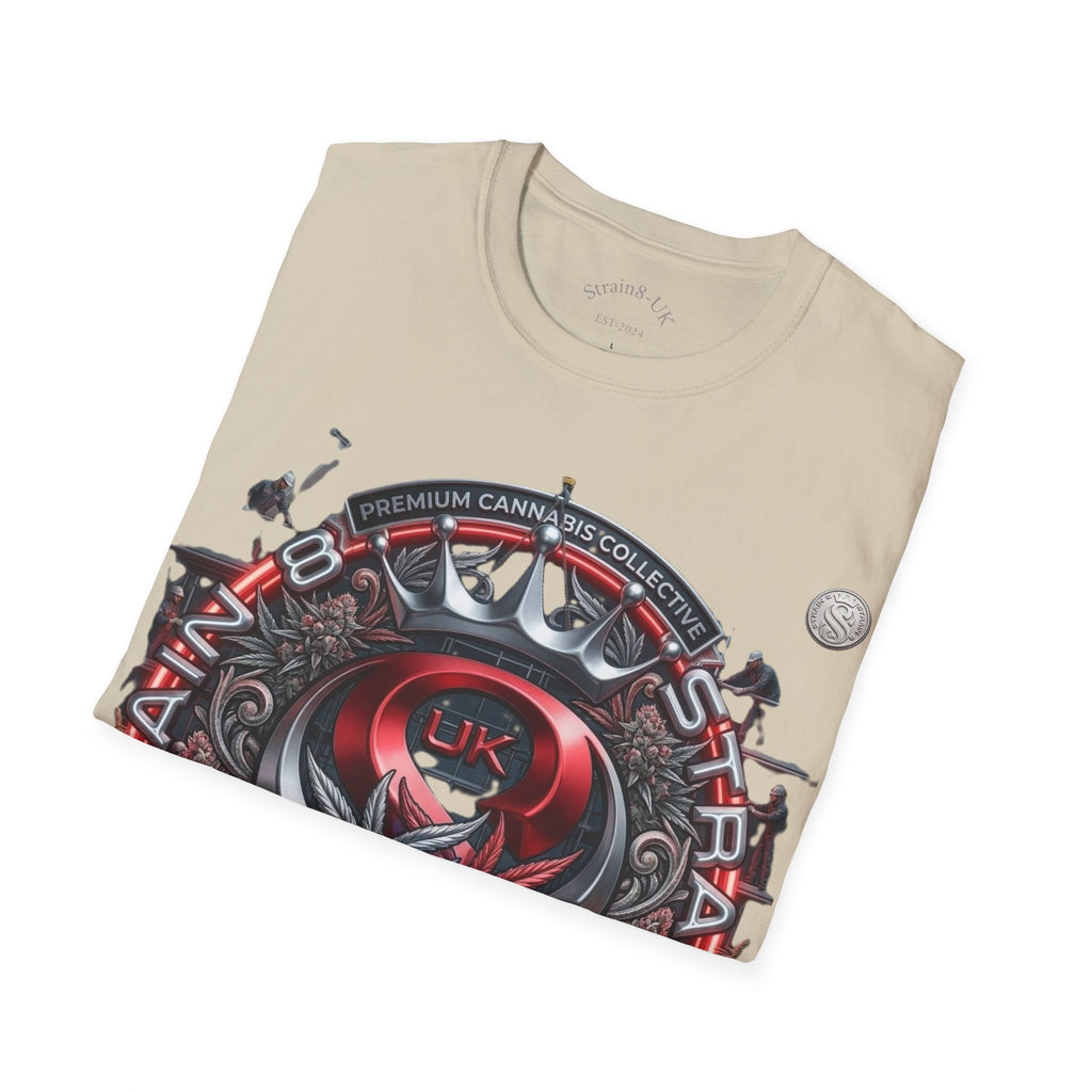 Strain8-UK Under construction T-Shirt — S8-UK in design Crest Design