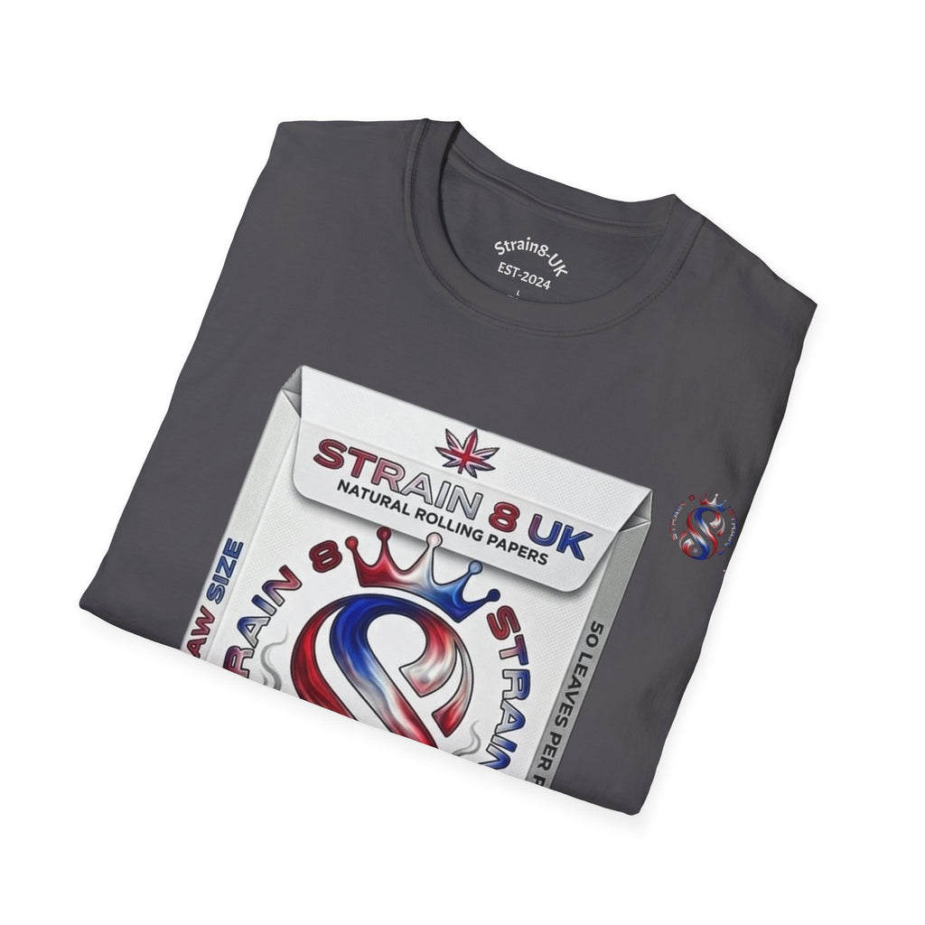 Strain8-UK Rizla box high quality T-Shirt design S8-UK Logo mixed in Tee