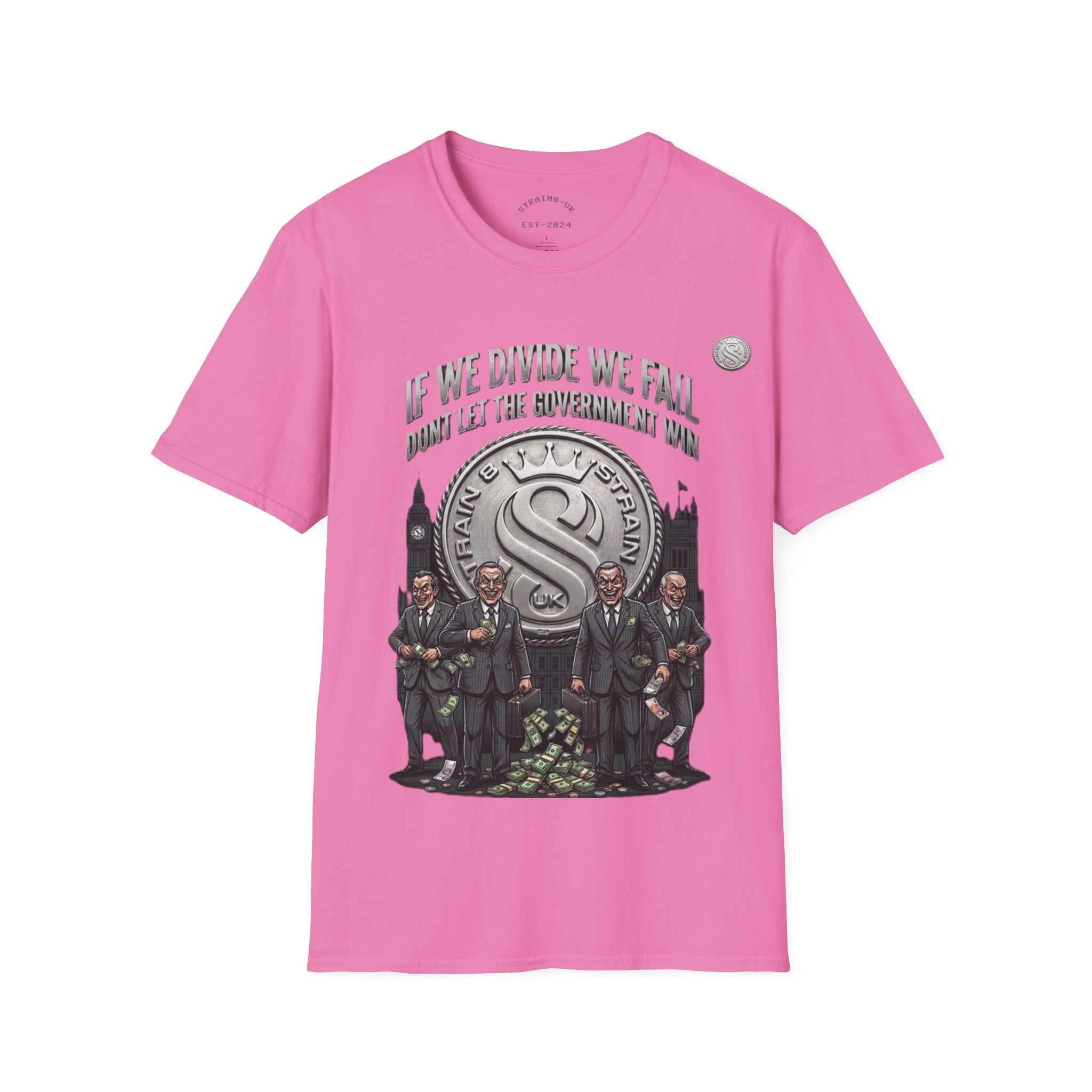 Strain8-UK If We Divide We Fall T-Shirt — Vintage Union Solidarity Graphic Tee