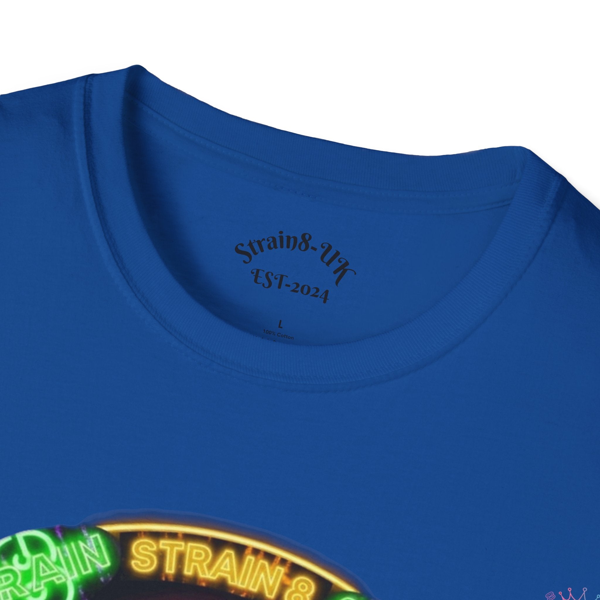 Psychedelic Dtrain8-UK Crowned Graphic T-Shirt