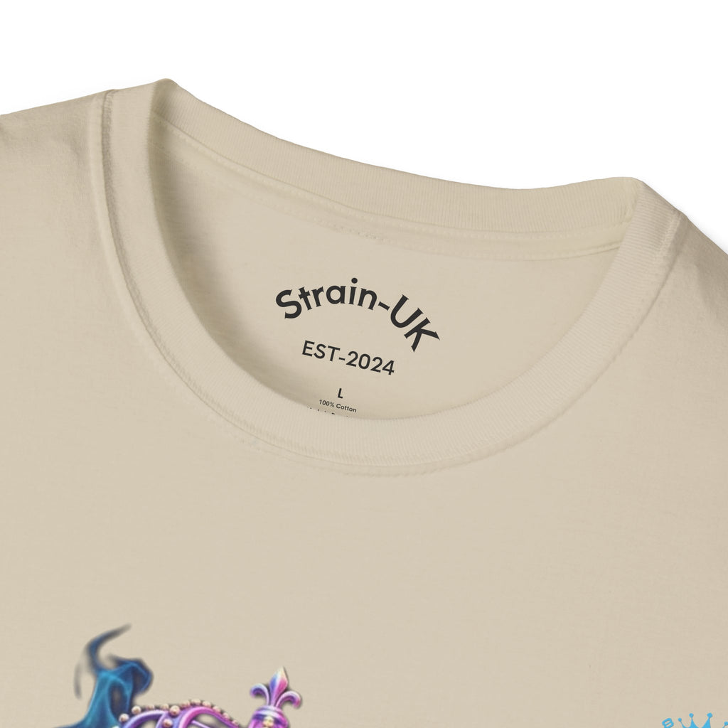 Strain8-UK T-Shirt — Vibrant Floral Design With Original Logo Graphic Tee